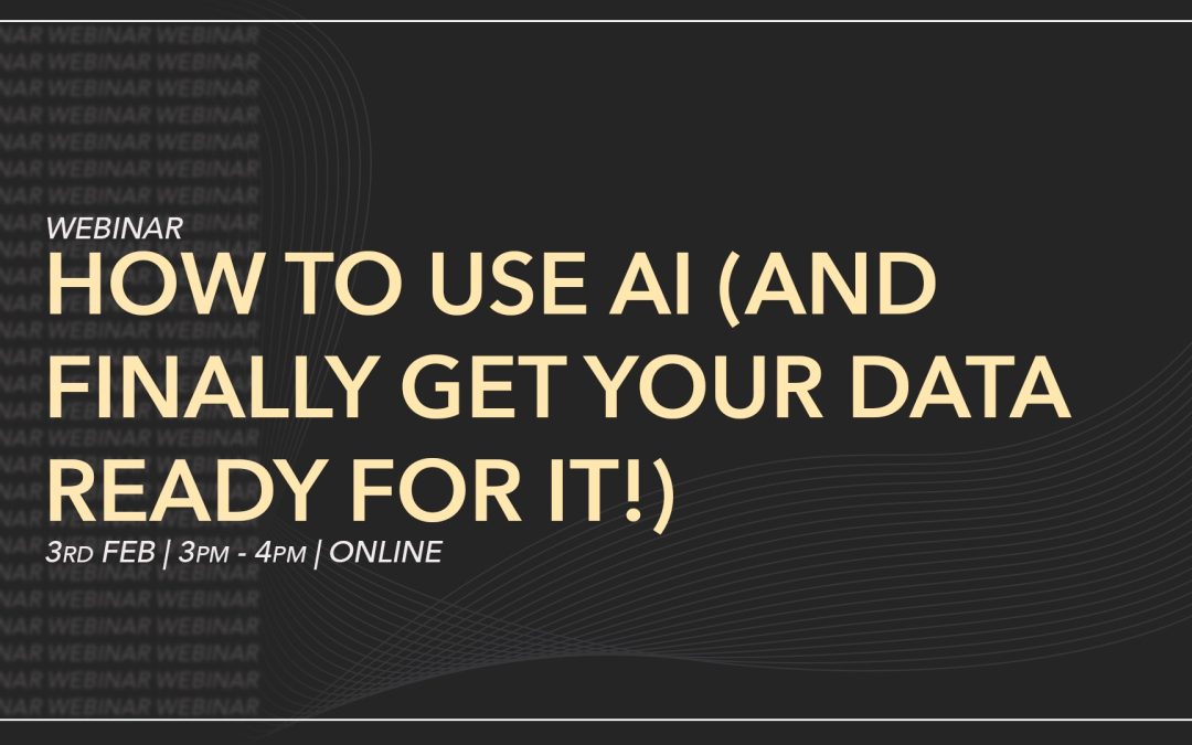 How to Use AI (and Finally Get Your Data Ready For It!) 